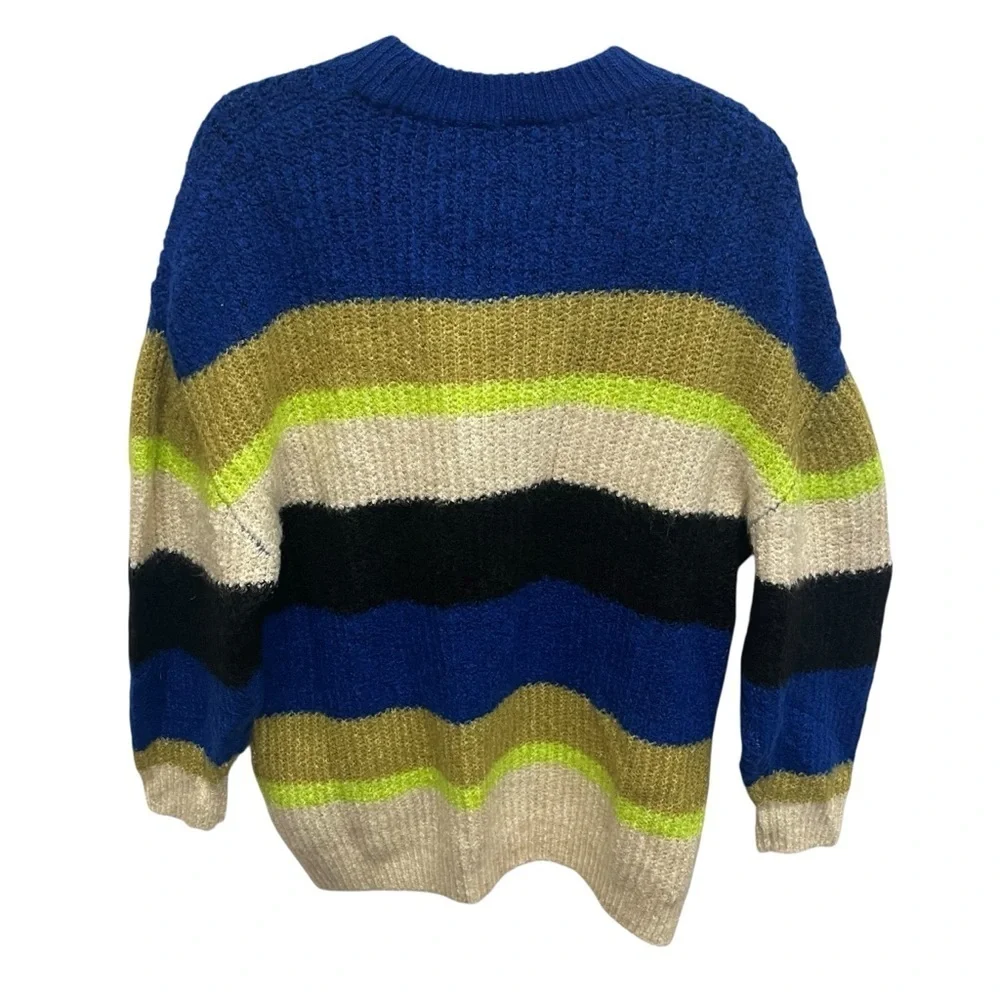Kangol X H&M sweater collab women’s size XS oversized neon colorblock
